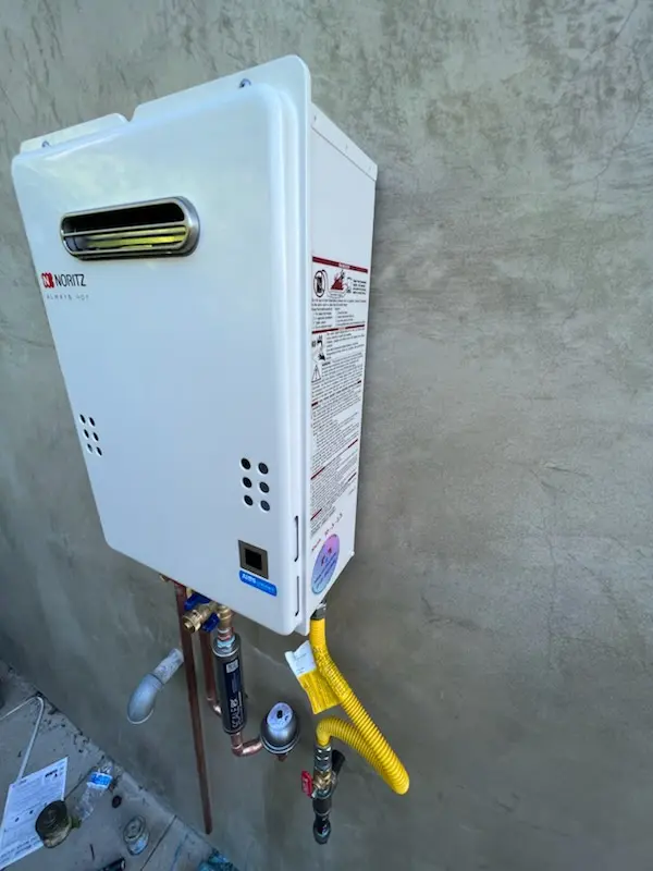Tankless water heater installation for North Bay homes